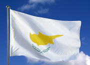 vlag Cyprus wapperend