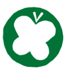 Logo Partij voor de Dieren: witte vlinder in groene cirkel
