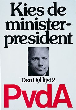 Verkiezingsaffiche 1977