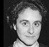 Een zwart-wit portretfoto van Anneke Goudsmit. BRON: Beeldbank Nationaal Archief