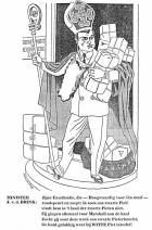 Minister Van den Brink als Sint