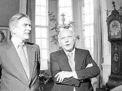 Veringa (links) en Den Uyl (rechts)