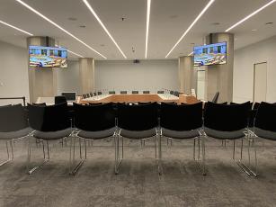 Commissiezaal Tweede Kamer tijdelijke gebouw