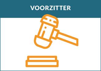 Hamer met tekst voorzitter